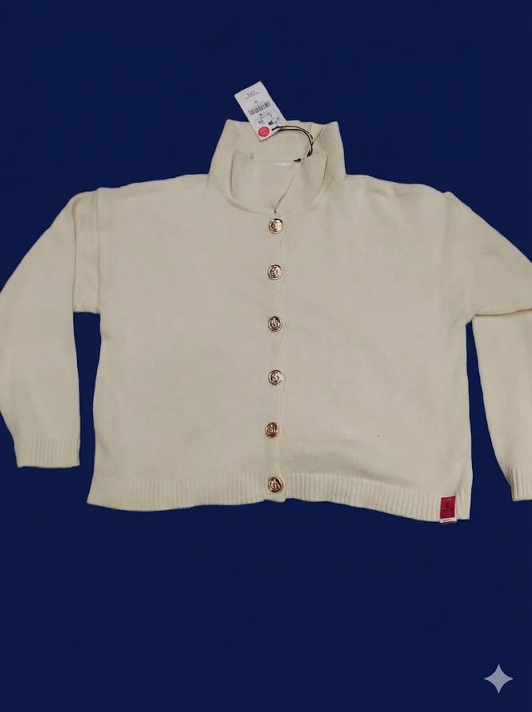 Funnel Neck Cardigan